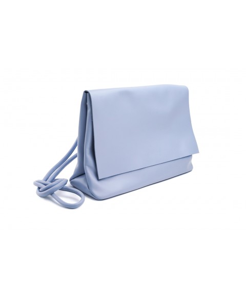 Ice Blue Leather Bag